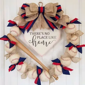 Baseball Wreath - Front Door Wreaths - Baseball Mom Gifts - Baseball Coaches Gifts - Baseball Party Decor