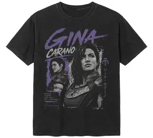 [SALE UP TO 40% ] Gina Carano Inspired Bootleg T-Shirt, Vintage MMA Streetwear Tee, UFC Fighter Graphic Shirt, Y2K Grunge Oversized Unisex Tee