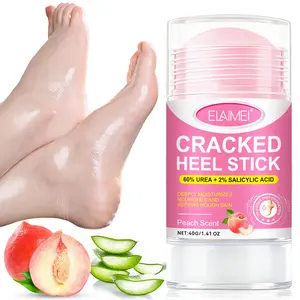 ELAIMEI CRACKED HEEL STICK, Cracked Heel Repair, Moisturizing Foot Stick, with a choice of two scents - aloe vera and watermelon, nourishes the skin of the feet, keeps them moisturized and soft and smooth, Suitable for all skin types, men and women