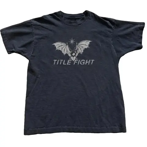 Retro Title Fight Graphic Tee - Title Fight Animal Shirt - Vintage Rock Band Shirt - Womenswear Menswear Top