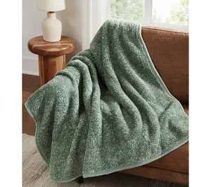 Brooklyn Loom Heathered Sherpa 50x70 Throw