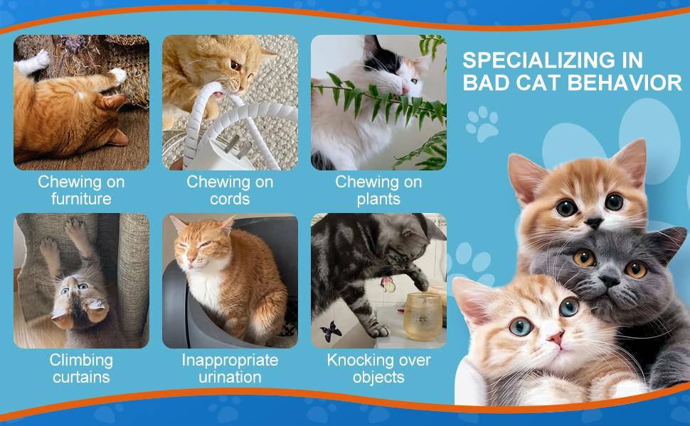 MORIKEY Natural Cat Repellent Spray for Indoor and Outdoor Prevents Scratching on Furniture Sofas Rugs and Plants Alcohol-Free Safe for Cats MORIKEY Natural Cat Repellent Spray for Indoor and Outdoor Prevents Scratching on Furniture Sofas Rugs and Plants Alcohol-Free Safe for Cats