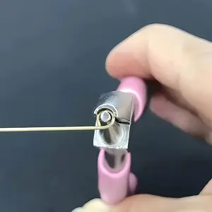 Durable Multi-Function Metal Manual Needle Nose Pliers, Half-Round Design for DIY Jewelry and Metal Wire Shaping, Precision Wire Bending for Craft Projects