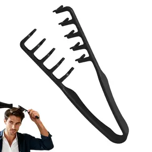 Men's Volumizing Wide-Tooth Styling Comb — 2026 New Model: A 3D Styling Comb for Men. Dramatically boosts hair volume and lifts roots for added fullness; a professional grooming tool featuring a non-slip ABS plastic handle.