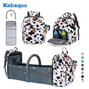 Kabaqoo's Mommy Backpack With Mosquito Net & Foldable, Large Capacity, Lightweight Foldable, Portable for Newborn Travel & Everyday summerwins