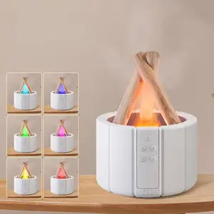 Fire Pit Diffuser Humidifier, 2-In-1 Aromatherapy Mist Maker with Remote Control, Office & Home Use, Perfect Christmas Gift