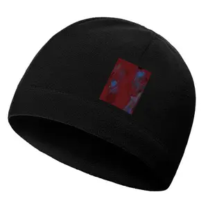 Customizable Cycling & Outdoor Fleece Beanie | Windproof Thermal Headwear for Skiing, Hiking, Daily Commute