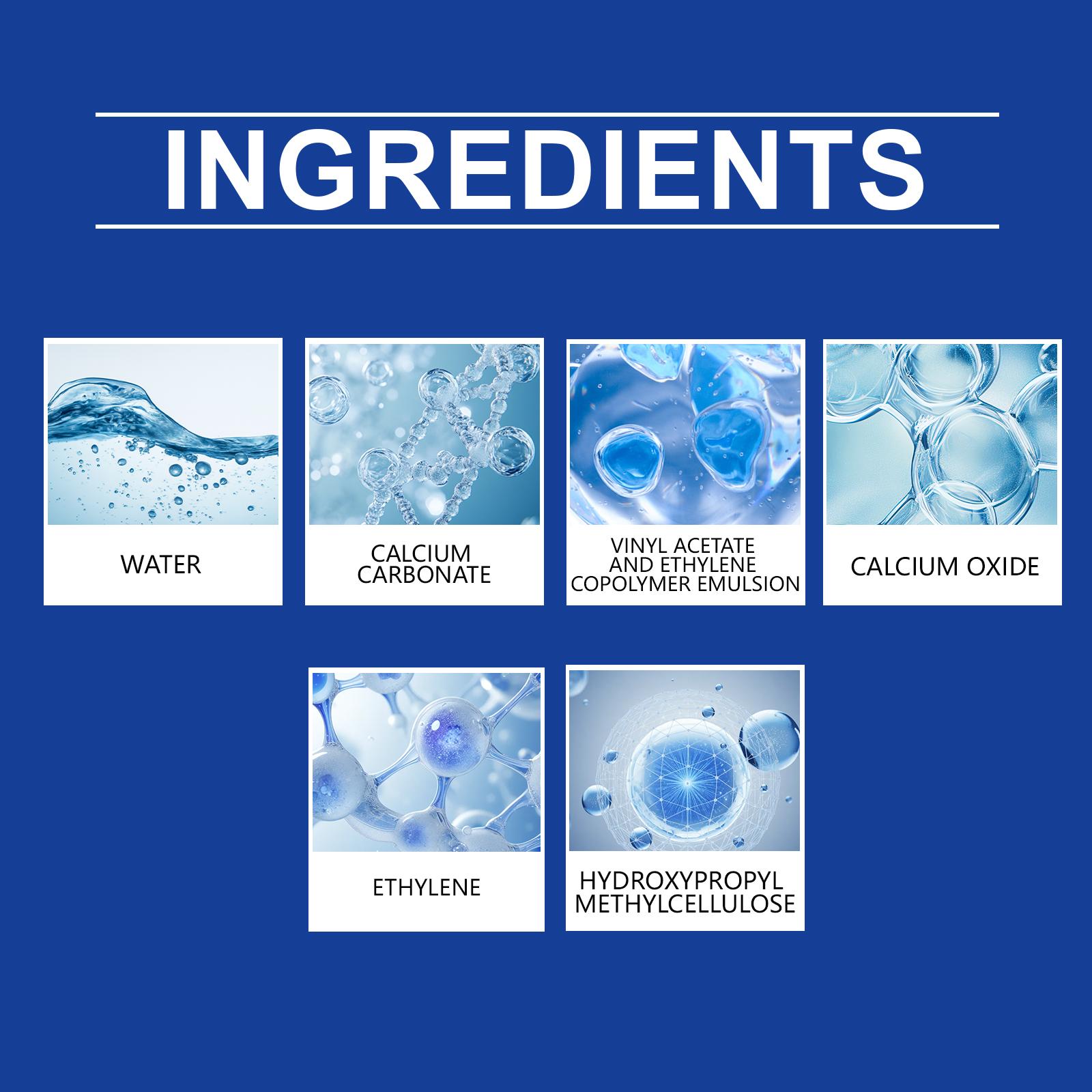 Drywall Patch Repair Kit,Wall Repair Kit for Drywall, Wall Mending Agent Paste to Fix Cracks, Holes & Dents, Waterproof & Damp-Proof, No Powder Mess, Easy Application for Home Maintenance (1 Set)