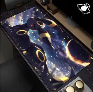 Umbreon Mouse Pad XL – TCG Play Mat, Shadow Power Design, Gamer Desk Setup, Large Mousepad, Gamer Gift Idea