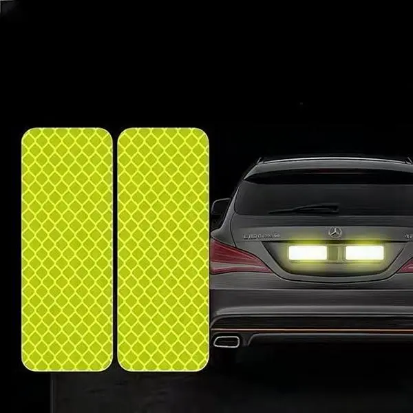 30pcs Car bumper reflective safety strip sticker Decal - enhances nighttime driving safety and style - suitable for cars and trucks Car Accessories