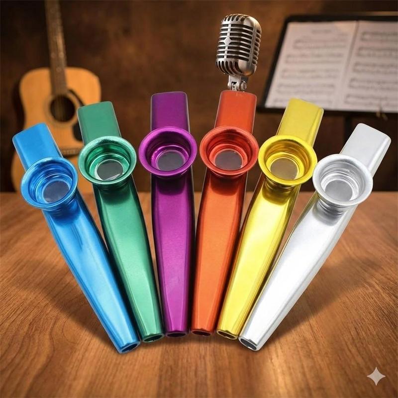 Portable Metal Kazoo Fun Wind instrument, Guitar Jam Interactive Tool ...