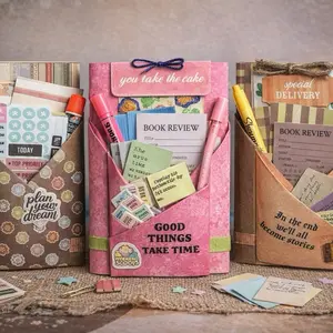 Cozy Junk Journal Kit – Stickers, Paper, Happy Mail Bundle