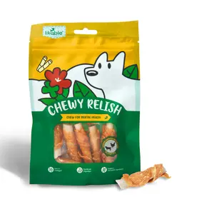 Likable CHICKEN Wrapped Protein Sticks for Dogs – High Protein (65%) Chicken Breast with Rawhide Core, All Natural, No Preservatives, Long Lasting Dental Chew Treats, Dual Texture, Healthy & Tasty Dog Snacks, Pet Supplies Chews All Natural Food, 40g