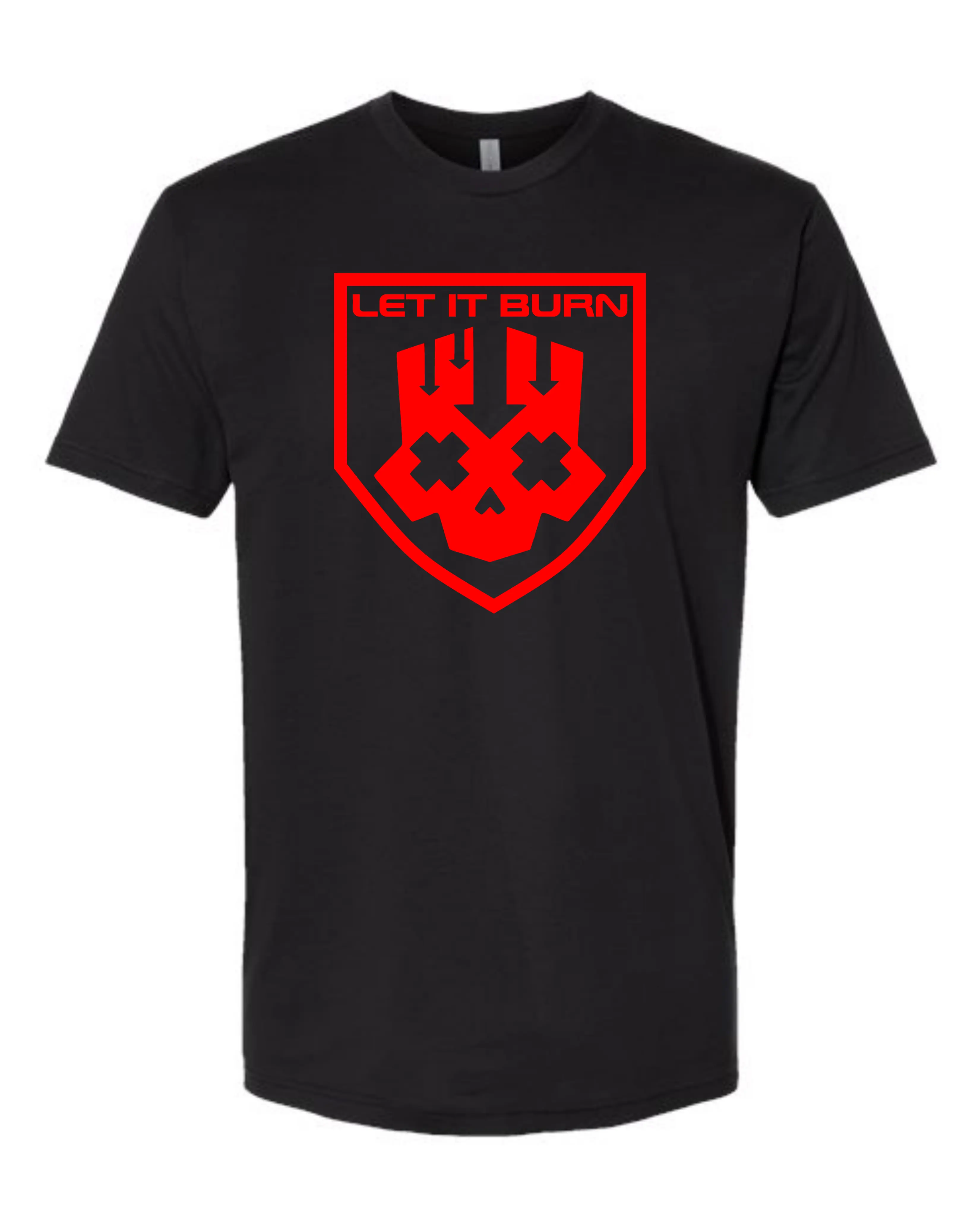Chaos Diver Skull - Let It Burn - Short Sleeve T Shirt by RAW Customz