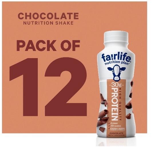 Nutrition Plan 30g Protein Shake Chocolate 11.5 fl oz 12 pk High Quality Protein Shake for Optimal Nutrition