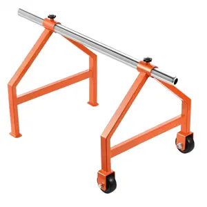 VEVOR Wire Spool Rack Holder for Up to 29.9 in Diameter Spools Cable Caddy with Wheels