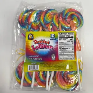 Braided Lollipop- 10 Pieces Braided Lollipop- 10 Pieces