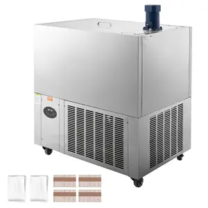 Summervibes VEVOR Commercial Popsicle Machine, 4 Mould Set - 120 PCS Ice Pops Making Machine, Stainless Steel Commercial Ice Lolly Maker, Ice Sticks Popsicle Machine for Bar, Cafes, Milktea Store (30PCS/ Mould S