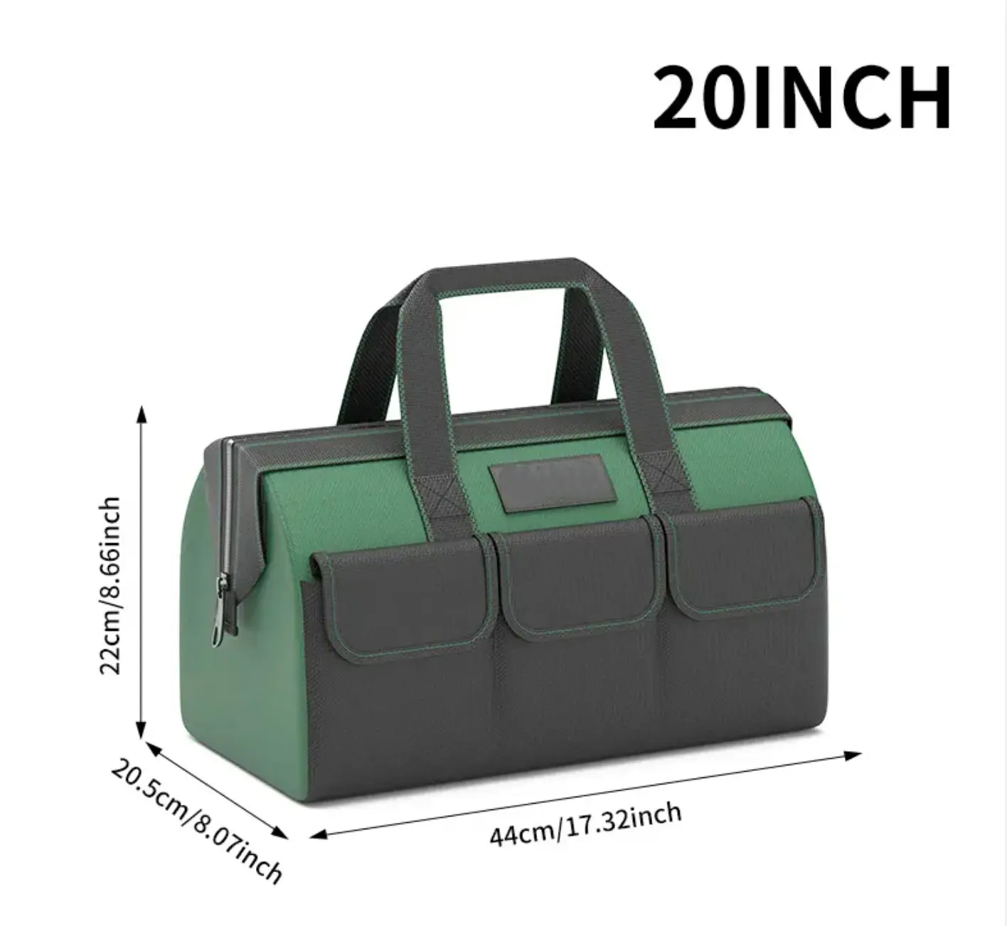 Oxford Fabric Multi-Compartment Shock-Resistant Tool Bag, Portable Tote for Tool Enthusiasts, Multifunctional Electrician's Organizer
