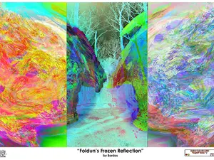 'Foldun's Frozen Reflection' First Edition Print