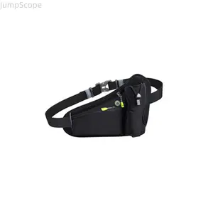 Waterproof Sports Fanny Pack with Reflective Strips, Phone Pocket & Bottle Holder for Men & Women