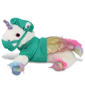 DOLLIBU Doctor-Theme Royal Flying Unicorn Stuffed Toy - Polyester Super-Soft Fluffy Unicorn Stuffed Toy for Pretend Play, Suitable for Ages 0+, Fluffy Stuffed Toys, Unicorn Stuffed Toys