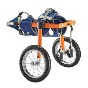 Dog Wheelchair for Back Legs, Lightweight 2 Wheels Pet Wheelchair, Height, Width & Length Adjustable, Dog Cart with Shock-Absorbing Wheels, for Injured, Disabled Dogs 48-88 lbs, Large