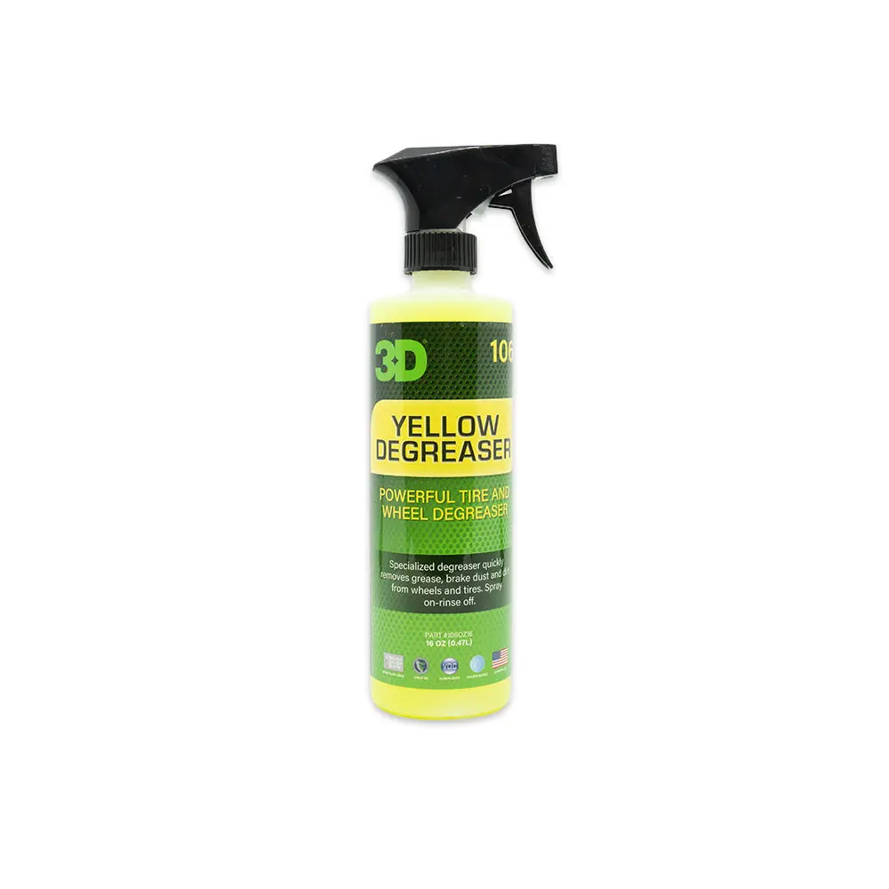 3D Yellow Degreaser, Automotive Tire & Wheel Cleaner