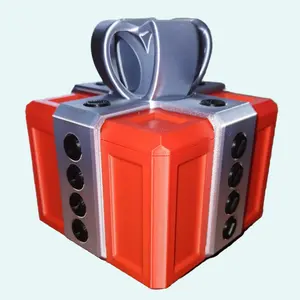 Annoying Gift Box - 20 Bolt Version - Key Hidden Under Bow - Many Colors! - Perfect for Christmas, Birthday, Graduation or Anniversary