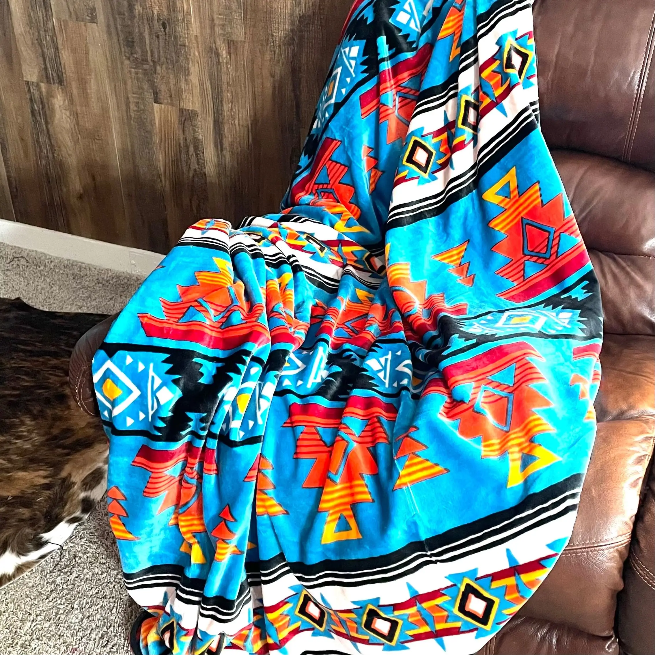 Z Angel Fire Oversized Blanket 82"x90"