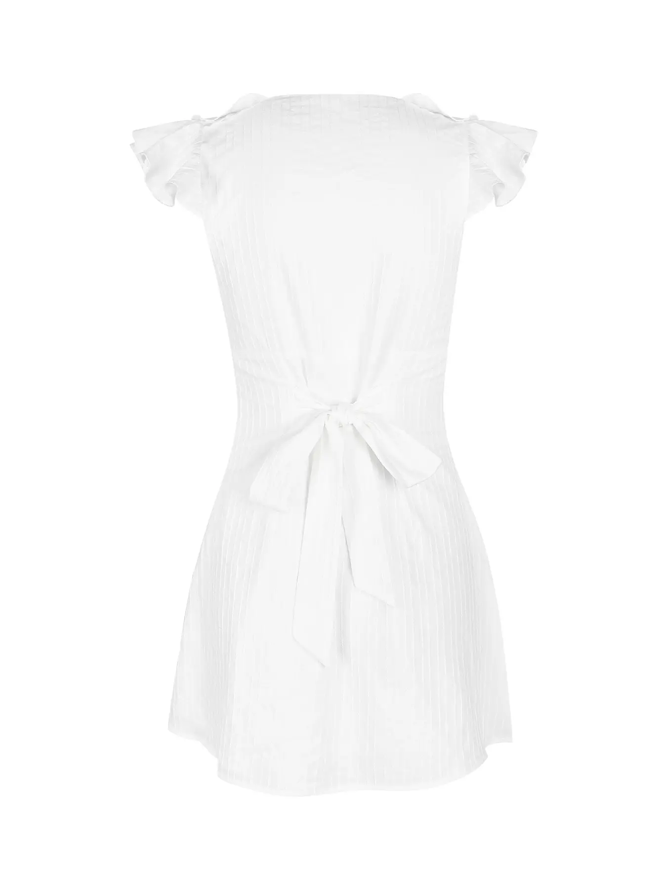 deep v neck mini dress Halter Deep V-Neck Lace Trim Mini Dress, Pink / XS