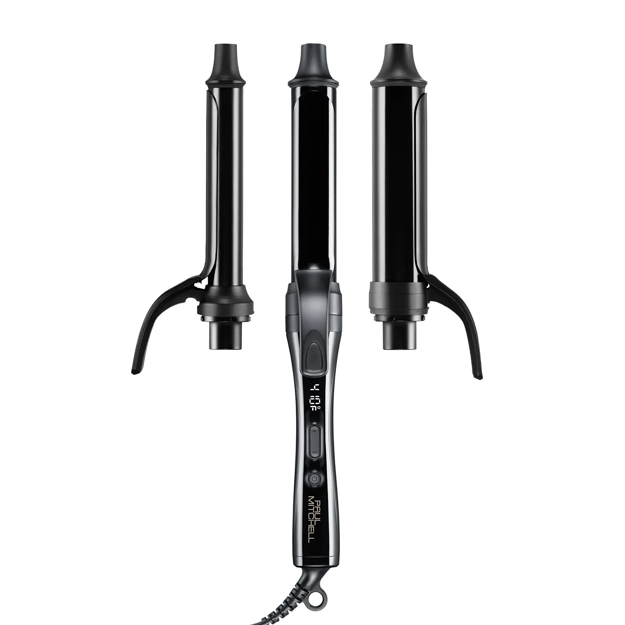 Corded Black Curling Iron with Clamp Curling Iron With Clamp 1.25 main image 3