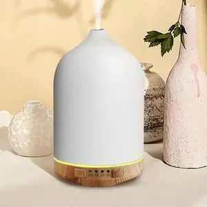 100-250ml ceramic essential oil diffuser, ultrasonic silent aromatherapy machine, with timed humidifier, suitable for bedrooms, living rooms, offices