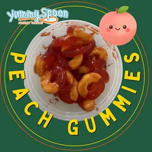 Chamoy Peach Rings Gummmies
