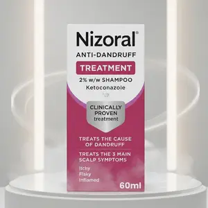 Nizoral Anti-Dandruff 2% Shampoo Ketoconazole 60ml Gentle Cleansing Deep Clean Hair Shampoo for Daily Haircare