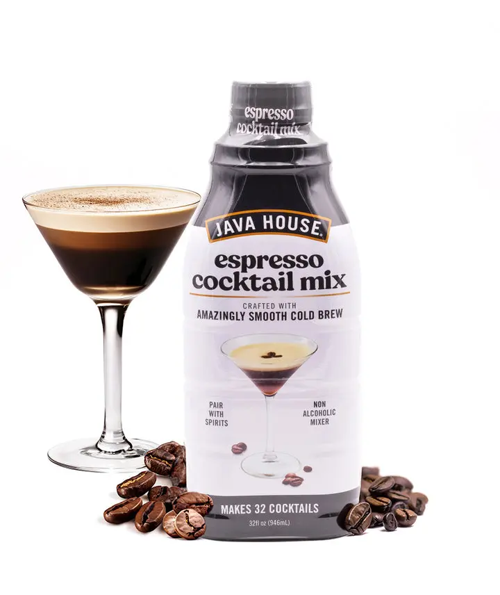 Java House Cold Brew Espresso Cocktail Mix, Ready to Use Liquid Coffee Concentrate– 32 fl oz (makes 32 cocktails) Java House Cold Brew Espresso Cocktail Mix, Ready to Use Liquid Coffee Concentrate– 32 fl oz (makes 32 cocktails)