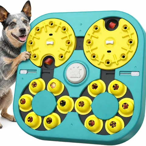 KADTC XL 5-Levels Dog Puzzle Toy, 6 Games Mental Stimulation for Smart Dogs