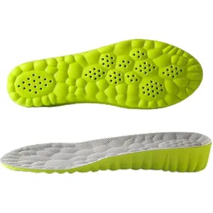 Height Increase Insoles for Men Wowen-4D Cloud Technology Insole-Super Soft Comfort Elevator Insoles, Memory Foam Heel Lift Inserts (Green, Lift 3.5CM/Men: US 8-12)