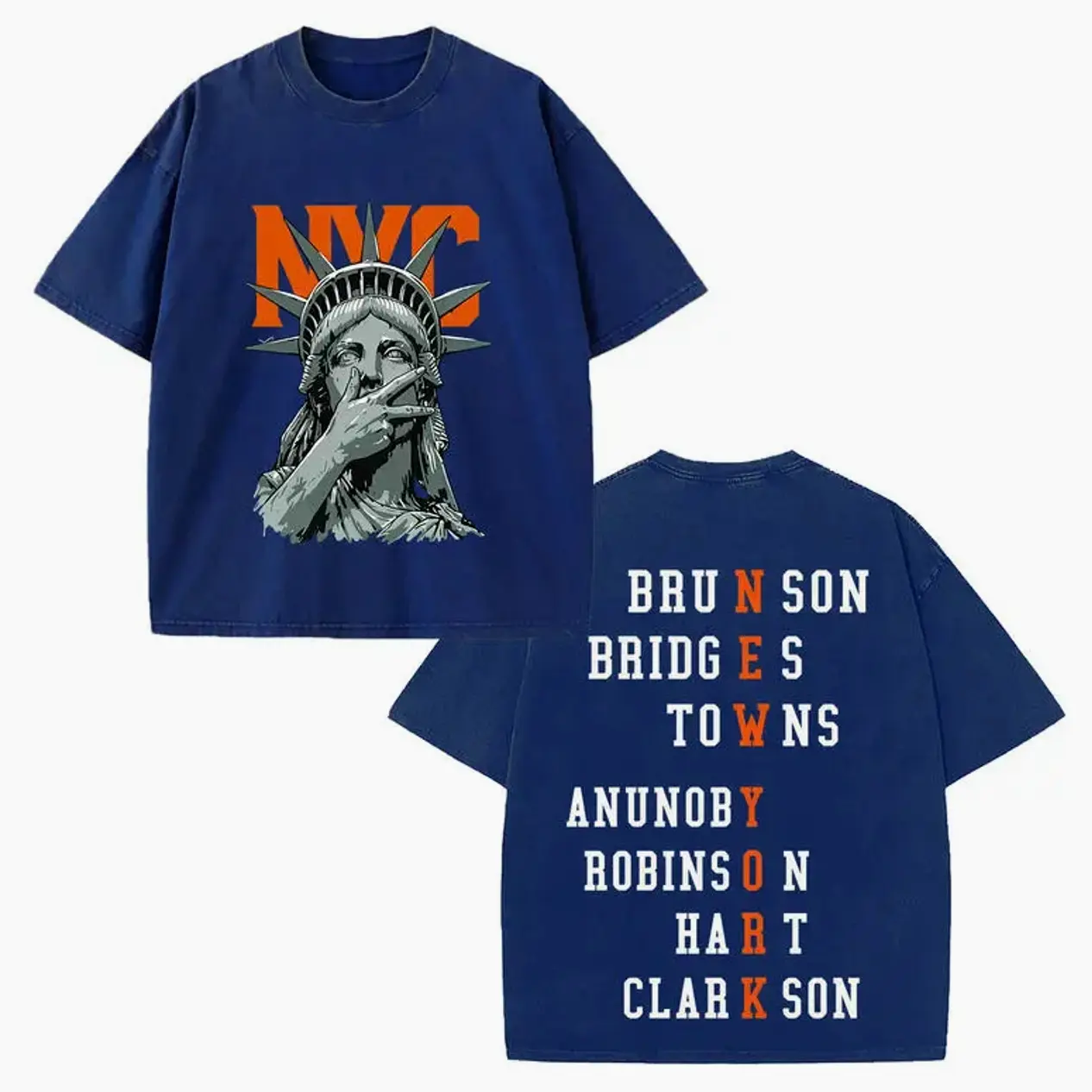 NewYork 2 side Graphic T-Shirt Sweatshirt Hoodie, Basketball Fans Apparel, Knicks Basketball Style Shirt, Basketball Streetwear, Orange Letter Graphic, Vintage Concert Game Day Gift For Fans, Unisex Top, Vibes