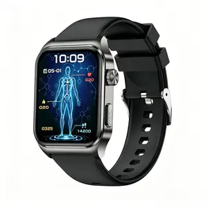 Multifunctional Smart Wellness Watch - Waterproof Fitness Tracker with Full Health Metrics Monitoring: Heart Rhythm Analysis, HRV, Non-Prick Glucose Trend, Blood Pressure, Uric Acid & Lipid Level Daily Tracking
