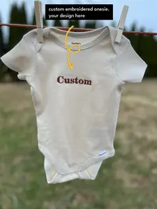Custom Embroidered onesie