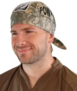 RIPSTOP ACU Camo Skull Caps: The Ultimate Outdoor Accessory  - ACU Digital Camouflage Ripstop POW MIA