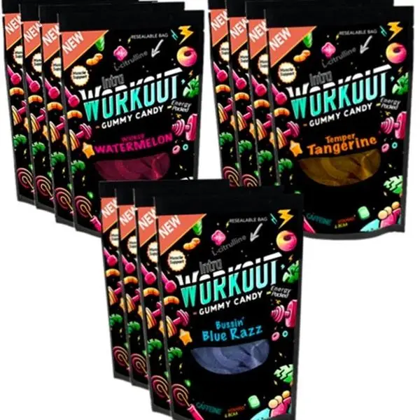 Starter/Mega Bundle- Intra Workout Candy (Blue Raspberry/ Watermelon/ Tangerine)