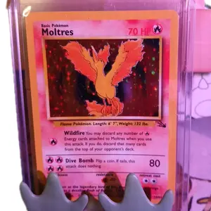 Pokémon Moltres Holofoil Rare Fossil 12 Collectible Trading Card Game