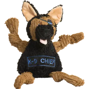 HuggleCause™, Project K-9 Hero, K-9 Chief Knottie® Plush Dog Toy, Large