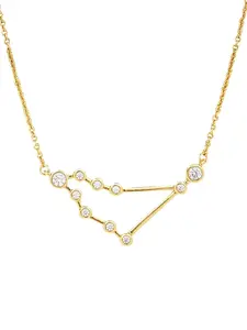 Sterling Forever 'When Stars Align' Constellation Necklace – 14K Gold Plated Zodiac Necklace for Women – Dainty Personalized Star Sign Jewelry with CZ Accents. Sterling Forever 'When Stars Align' Constellation Necklace – 14K Gold Plated Zodiac Necklace for Women – Dainty Personalized Star Sign Jewelry with CZ Accents.