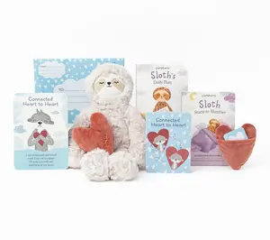 Slumberkins Plush Kin, 2 Books & Connected Heart Set