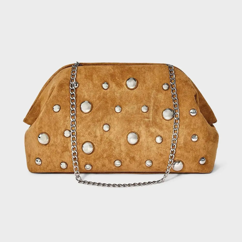 Studded Clutch - A