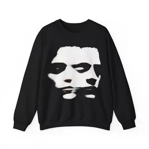 2Face Echo Heavy Blend Sweater HipHop Styled Casual Streetwear 90s Vintage Retro Outerwear Crewneck Classic Cotton Menswear Sweatshirt Comfy