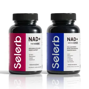 Selerb NAD+ Supplement Bundle for Women & Men - Liposomal-β-NAD+/NAD+, Trans-Resveratrol, CoQ10, D-Ribose, L-Carnitine, L-Arginine, Maca & Ashwagandha for Cellular Renewal, Energy, Skin Health